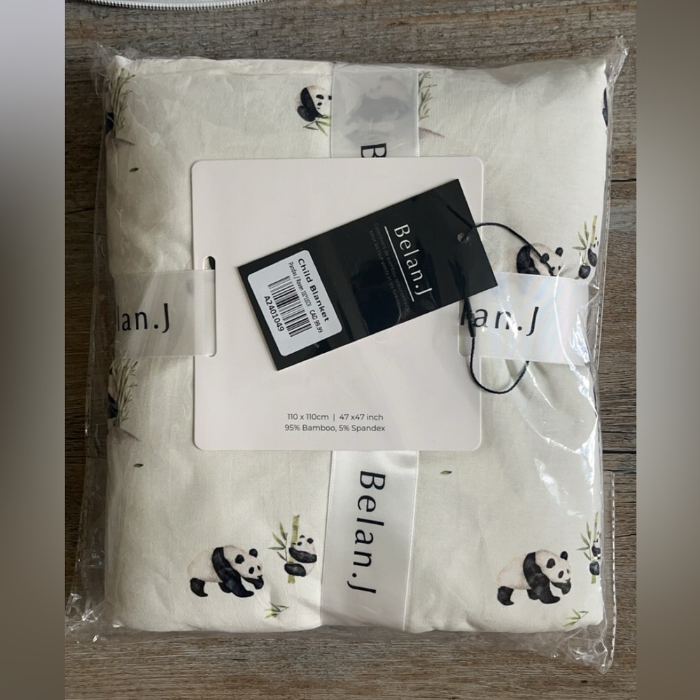 Brand new Belan J bamboo blanket
